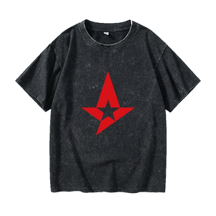 Astralis 2017队服 欧洲电竞前TSM csgo asT恤短袖bf风衣服女男圆