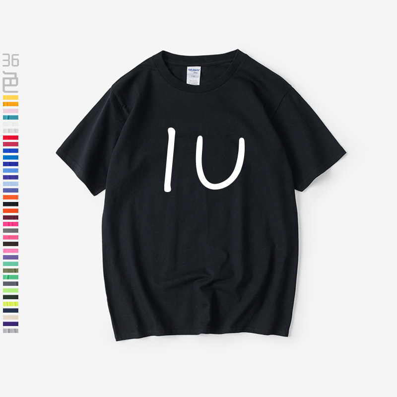李智恩同款大码情侣装棉上衣服