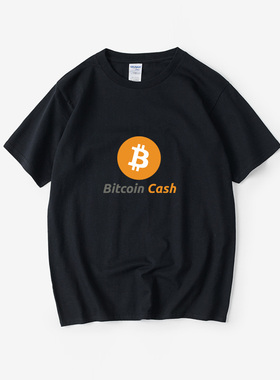 区块比以币eth矿ethereum圈狗狗币T恤短袖潮衣服男女