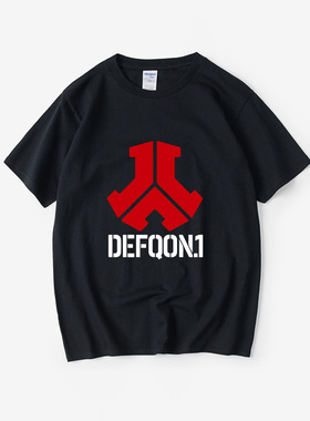 猎头者hardstyle Q-1-Dance Qlimax 电音DJT恤短袖休闲衣服女男圆