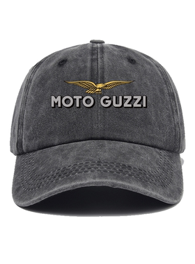 MOTO  古兹GUZZI摩托车帽子棒球帽男女潮鸭舌帽遮阳帽户外防晒休