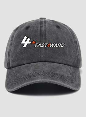 汽车 直线加速赛Fast4ward周边帽子棒球帽男女简约鸭舌帽遮阳帽户