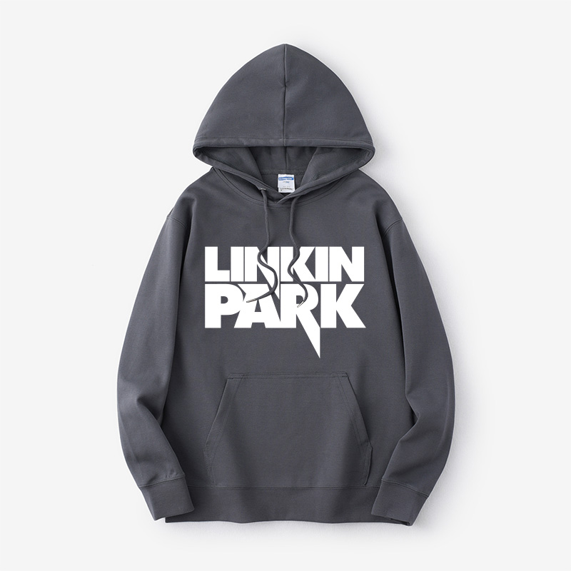 林肯公园乐队linkin park摇滚卫衣连帽薄款加绒衣服套头男女上衣