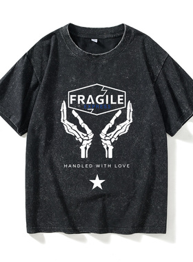 PS4游戏Death Stranding 死亡搁浅周边T恤短袖白色衣服女男圆领大