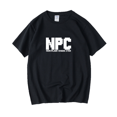 npc道具合成创意游戏周边男女t恤