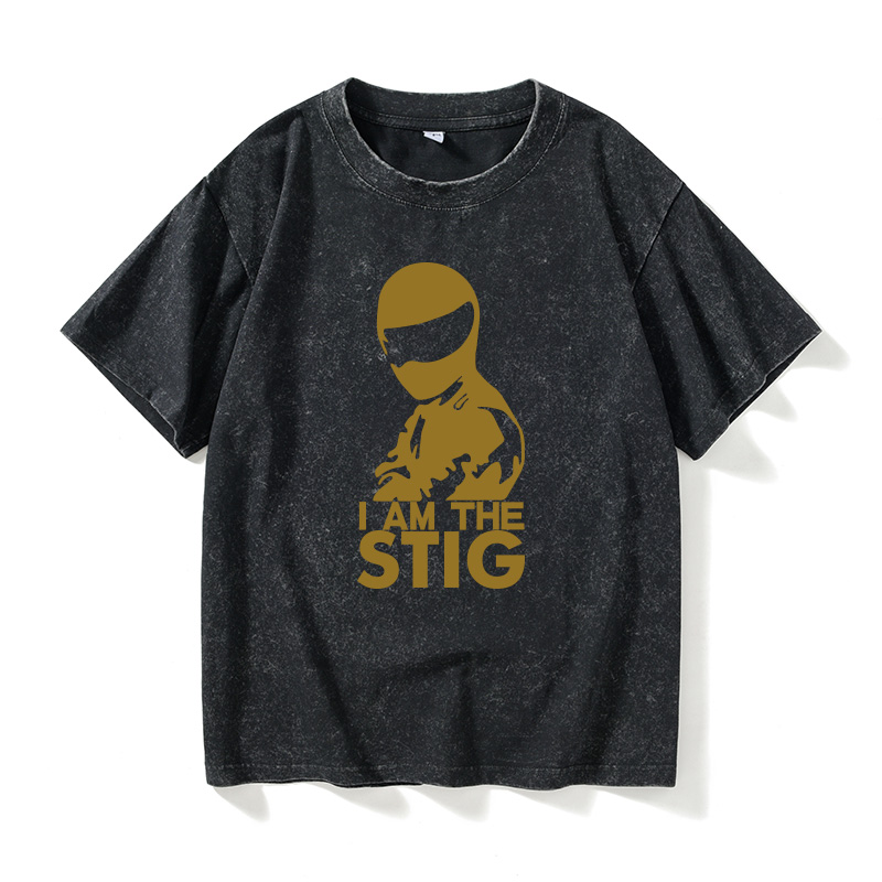 STIGTOPGEAR赛车神秘人物T恤短