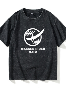 假面骑士标志Ex AidBuild 20位平成骑士动漫T恤短袖白色衣服女男