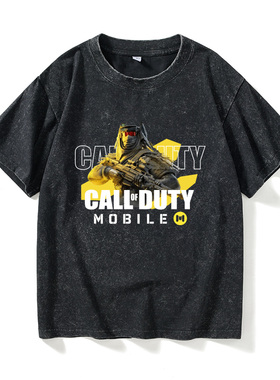 使命召唤CODM手游幽灵手机游戏周边T恤短袖原创衣服女男圆领大码