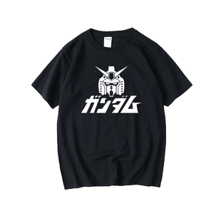 机动战士高达敢达RX 78 2 量产型扎古 吉翁T恤短袖潮衣服女男圆领