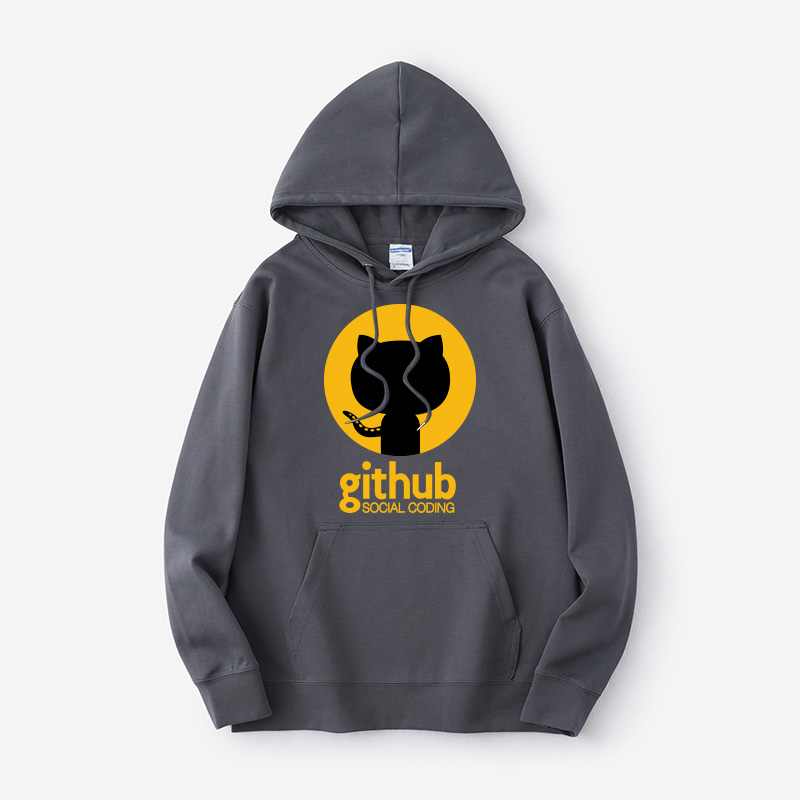 Github章鱼猫程序员码农 Linux Ruby极客IT卫衣连帽休闲衣服套头