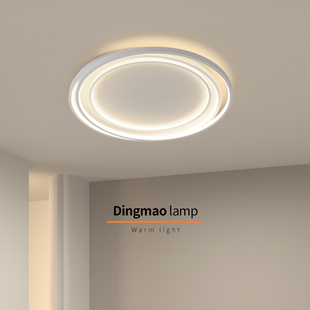 卧室吸顶灯温馨浪漫花卷主卧书房新款 灯现代简约ed全光谱护眼灯