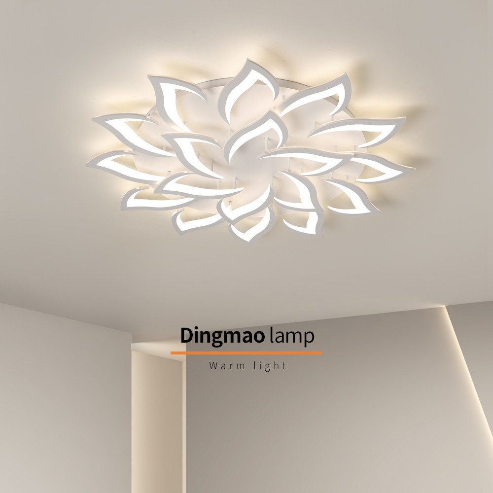 客厅灯现代简约个性大厅主灯花朵卧室led广东中山灯具护眼吸顶灯,家装灯饰光源,客厅吸顶灯,淘宝优惠券,粉丝福利购,淘宝优惠卷