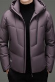 冬季新标高充绒连帽纯色简约羽绒服面包服XZ804/M6918P295，男装羽绒服，星座804（原QT730）