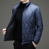 冬季男士休闲轻薄羽绒服加厚保暖压胶夹克XZ804/96818P165，男装羽绒服，星座804（原QT730）