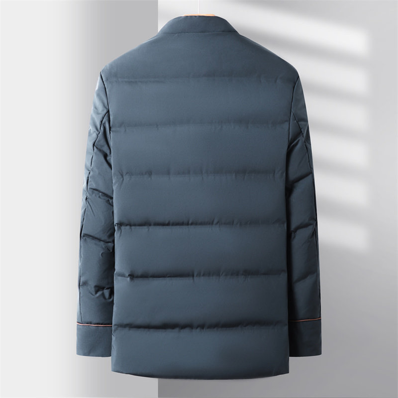 冬季中老年压胶羽绒服风唐装爸爸保暖外套男D2310P200挂拍,男装民族服装,星座804（原QT730）