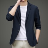 冰丝西服男夏季薄款商务休闲透气防晒服男士外套M8905P100，男装西服，星座804（原QT730）