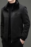 冬季中青年加绒夹克毛领可拆保暖拼色夹克XZ804/M9211P95，男装夹克，星座804（原QT730）
