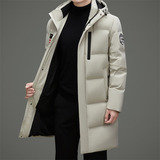 连帽高充绒加厚白鸭绒长款羽绒服男士羽绒外套XZ804/M6912P360，男装羽绒服，星座804（原QT730）