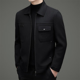 双面呢秋冬双面呢羊毛夹克男短款休闲呢子M33901P295，男装毛呢大衣，星座804（原QT730）