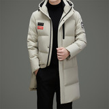 连帽高充绒加厚白鸭绒长款羽绒服男士羽绒外套XZ804/M6912P360，男装羽绒服，星座804（原QT730）