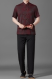 高品夏季三件套唐装男士中老年风新中式汉服MC5106P140，商品下架区，星座804（原QT730）