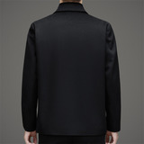 中老年纯色外套秋季新款高品质羊毛毛尼夹克M817P160适合贴牌，男装夹克，星座804（原QT730）