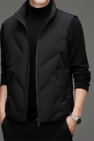 男士羽绒马甲冬季加厚保暖背心白鸭绒外套XZ804/M9703P110黑色，男装羽绒服，星座804（原QT730）