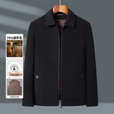 羽绒内胆可拆短款呢子夹克男士秋冬双面呢羊毛大衣男8861P260，男装毛呢大衣，星座804（原QT730）