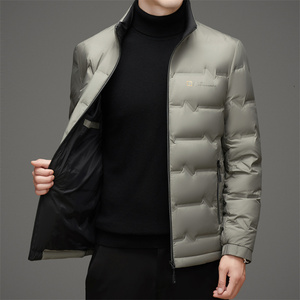 秋冬男士商务休闲轻薄羽绒服加厚保暖修身夹克XZ804/M9706P125图片