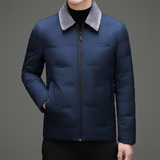 冬季新标羊毛领简约羽绒服XZ804/M6952P220，男装羽绒服，星座804（原QT730）