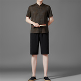 夏季唐装套装高端男士中老年风新中式汉服MB5108P115，男装民族服装，星座804（原QT730）
