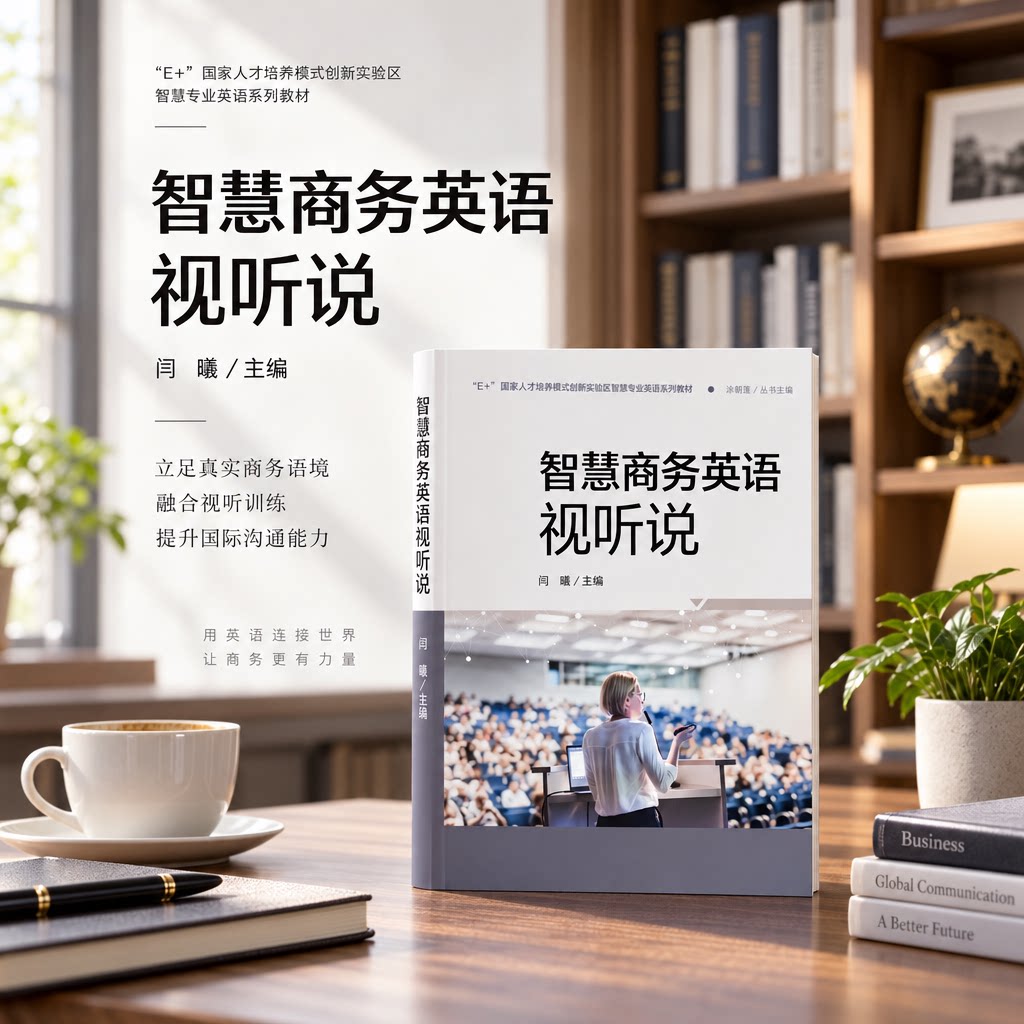 【官方正版】智慧商务英语视听说 (“E十”国家人才培养模式创新实验区智慧专业英语系列教材