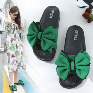 大码女鞋41-43一字凉拖鞋女夏外穿胖MM宽胖脚松糕拖鞋厚底沙滩鞋