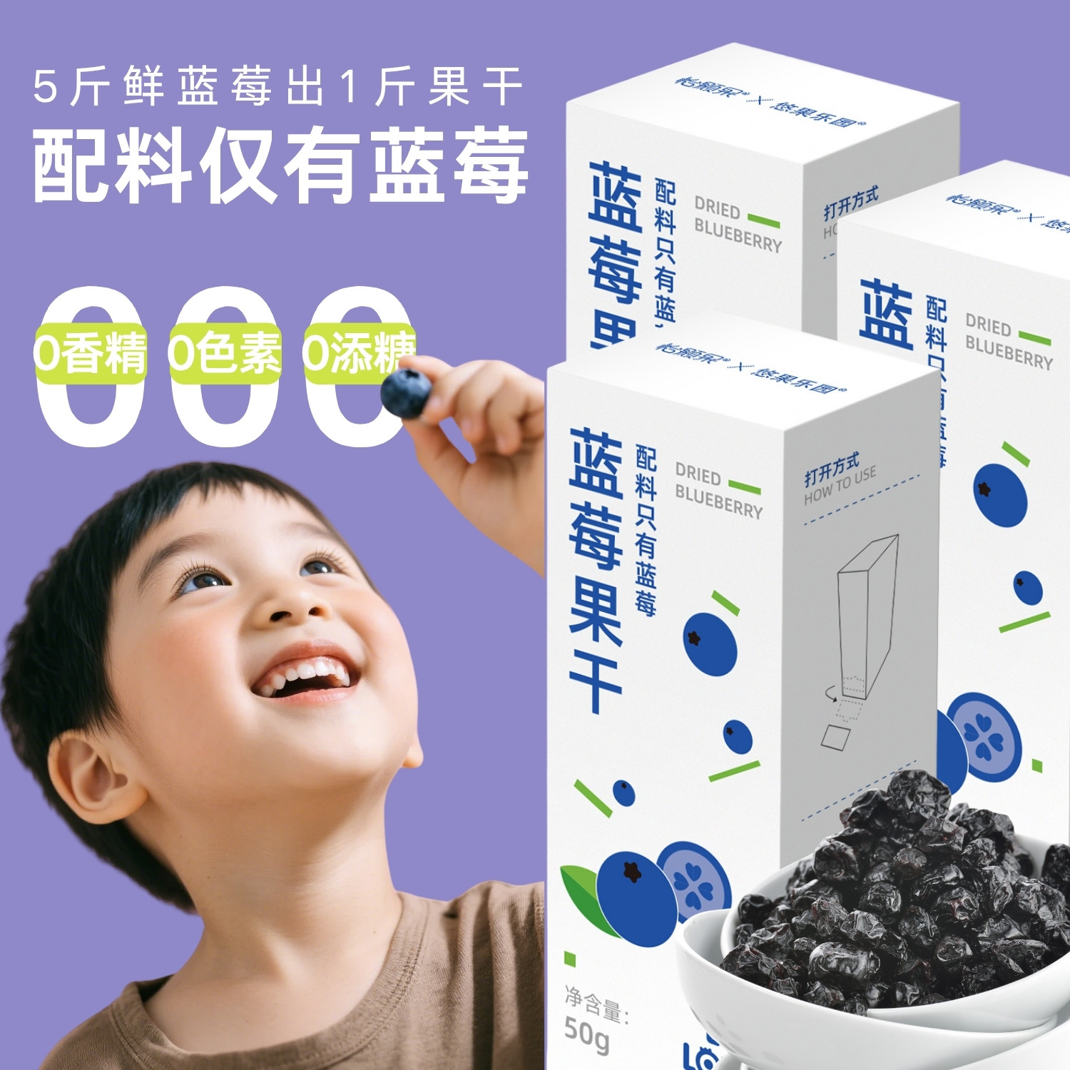 无添加不加糖油长白山蓝莓干蓝梅果干孕妇零食独立小包装