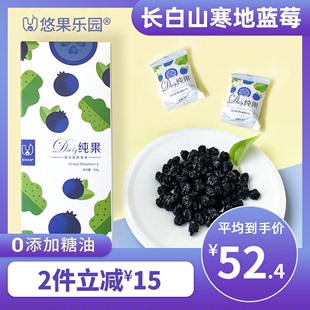 无添加不加糖油长白山蓝莓干蓝梅果干孕妇零食独立小包装