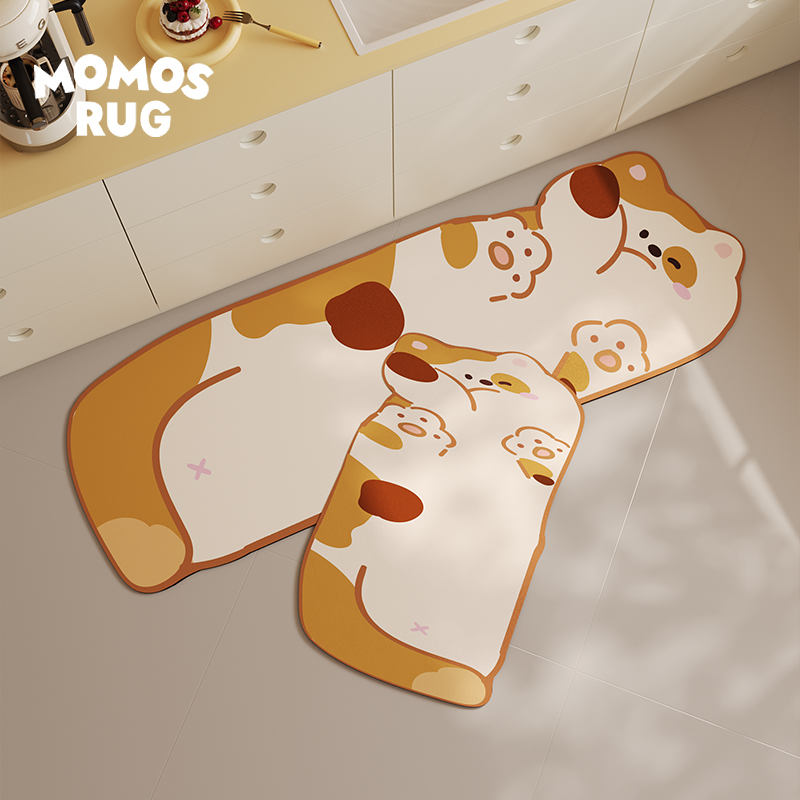 momosrug厨房地垫家用耐脏