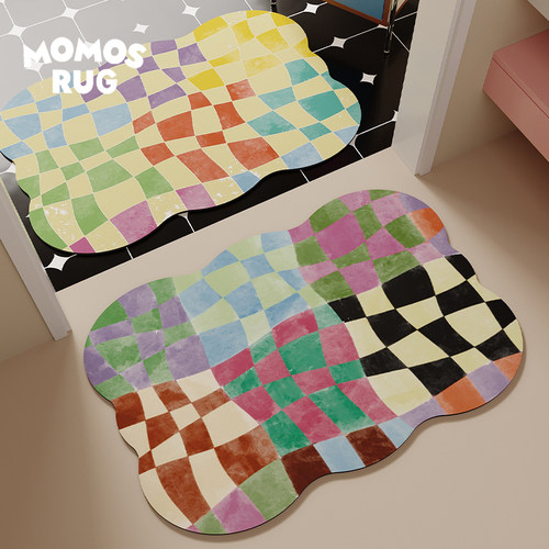 momosrug浴室吸水地垫卡通