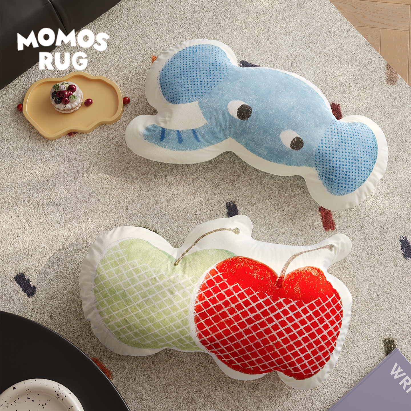 momosrug客厅沙发抱枕腰枕