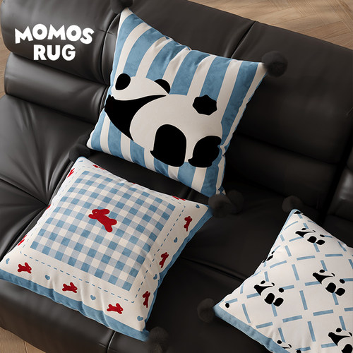 momosrug客厅沙发抱枕腰枕