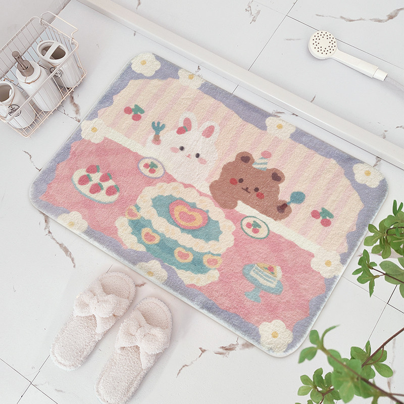 momosrug浴室门口吸水防滑垫洗手间厕所进门脚垫卡通动漫卧室地毯,居家布艺,家用脚垫,淘宝优惠券,粉丝福利购,淘宝优惠卷