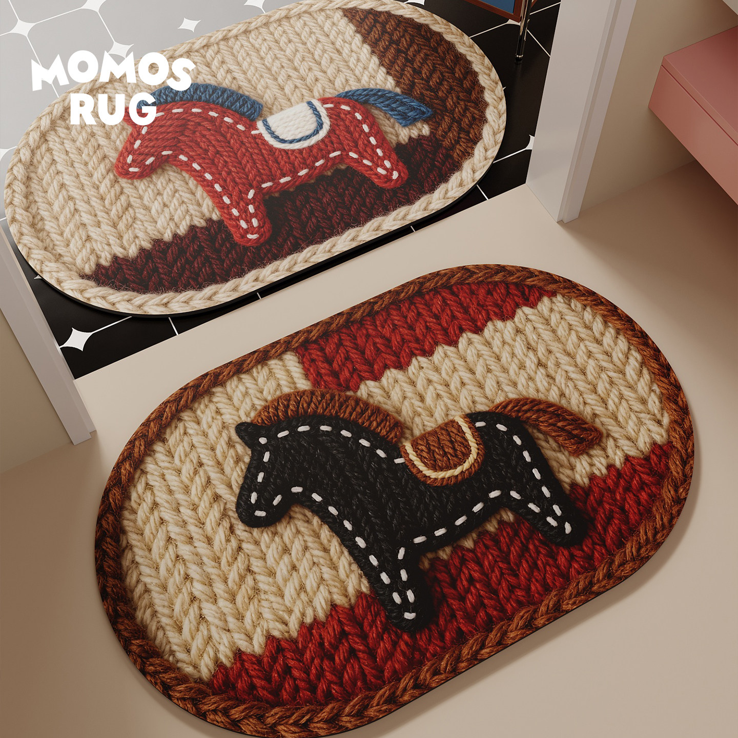 枣絮团驹浴室吸水地垫新年红色厕所卫生间百搭脚垫家用防滑耐脏,居家布艺,入户地垫,淘宝优惠券,粉丝福利购,淘宝优惠卷