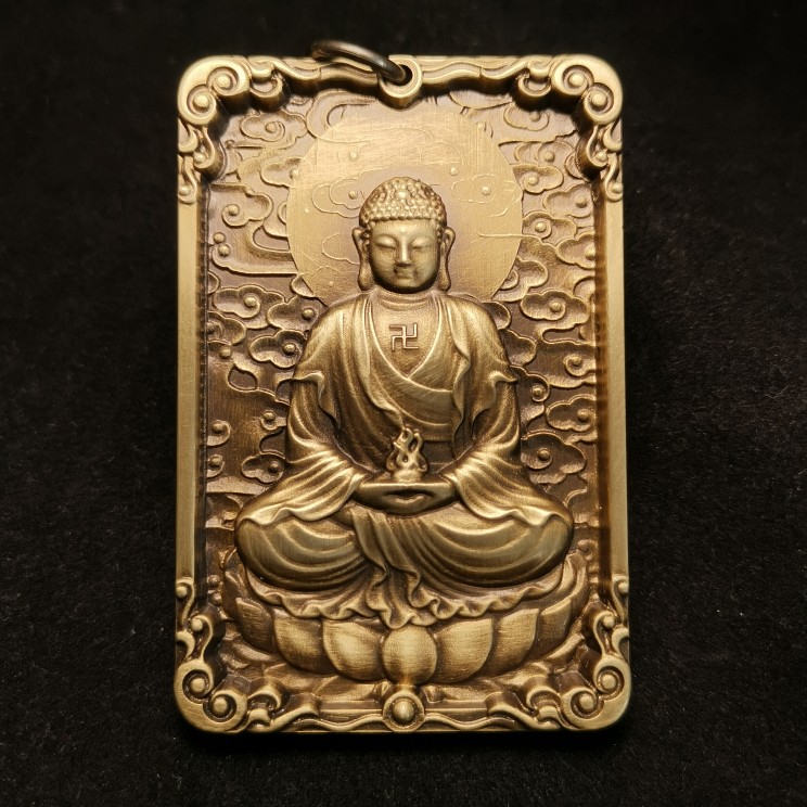 纯黄铜材质　千年不朽