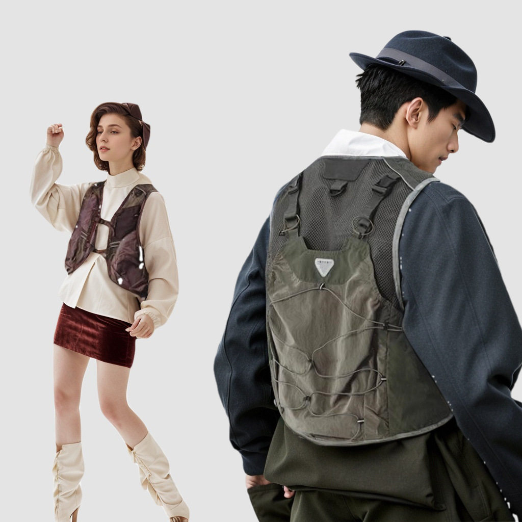 山系户外钓鱼登山多功能马甲男女