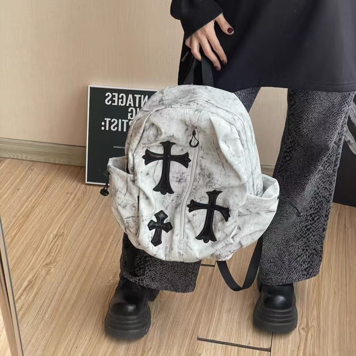 原创个性初高中学生书包新款百搭