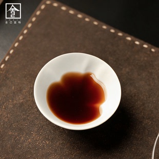 葫芦杯主人杯家用喝茶杯宽口杯手工洒金福禄品茗杯功夫茶具不烫手