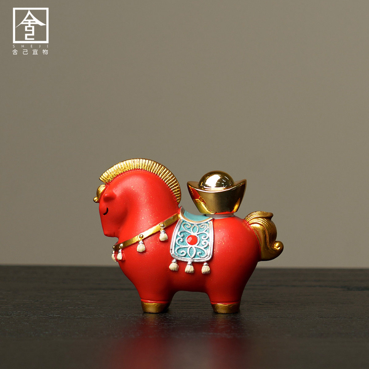 中式新款红马桌面摆件高档马上发财茶道摆件桌面招财茶宠车载挂件,餐饮具,茶宠摆件,淘宝优惠券,粉丝福利购,淘宝优惠卷