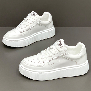 空军aj一号男鞋2025春秋新款透气真皮运动板鞋厚底增高休闲小白鞋