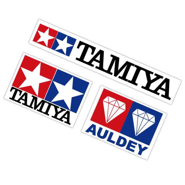 TAMIYA田宫汽车贴纸四驱车模型车贴划痕遮挡双钻电动车装饰贴纸