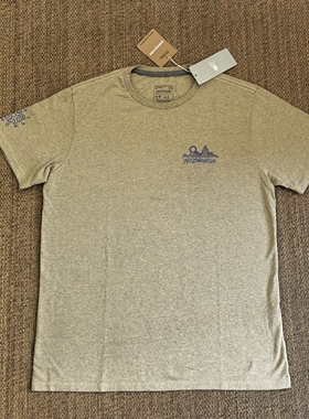 Patagonia WIND RUNNER RESPONSIBILI  棉涤印花短袖T恤 上海现货