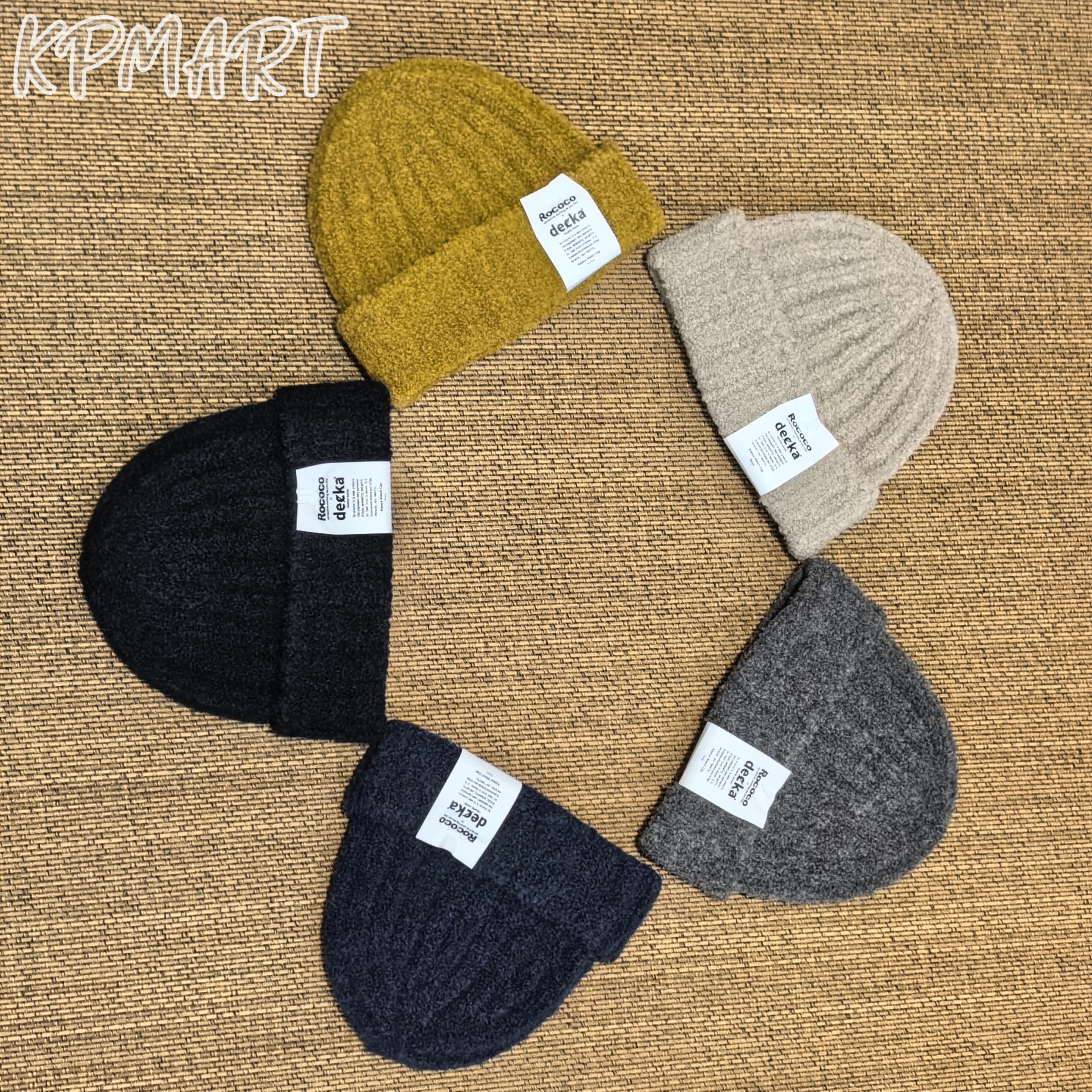 现货DECKA 日本制 秋冬保暖 羊驼毛针织帽羊毛帽男女通用昭和田部